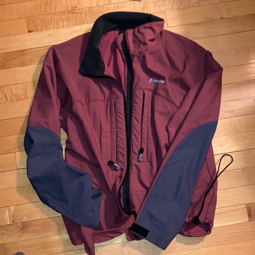 Men’s XL Cloudveil Jacket color light purple/Red
